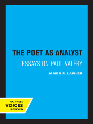 cover image of The Poet as Analyst